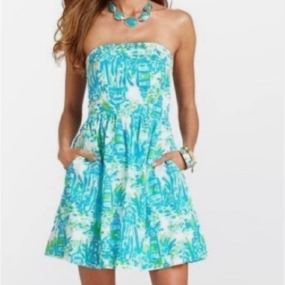 Lilly Pulitzer Lighthouse Print Dress 🌴 - Picture 3 of 9